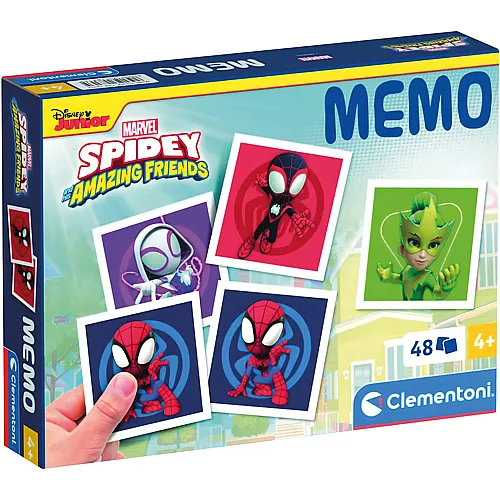 Clementoni Spiele Spiderman Memo-Spiel Spidey und seine erstaunlichen Freunde
