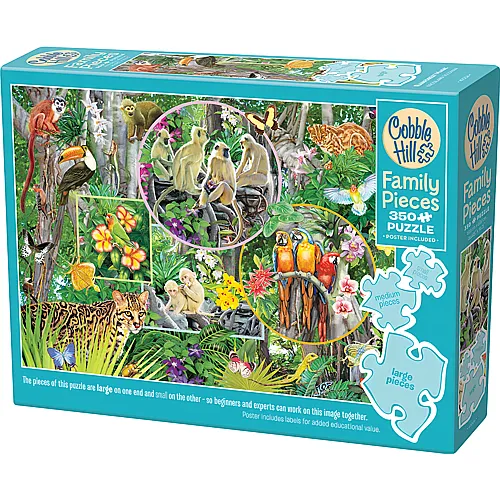 Cobble Hill Puzzle Rosiland Soloman Rainforest Magic - 350 Teile