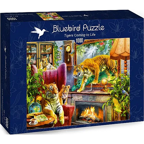 Bluebird Puzzle Tigers Coming to Life - 1000 Teile