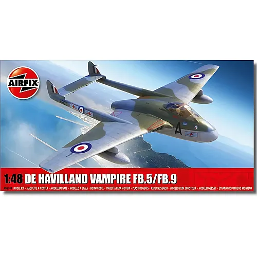 Airfix De Havilland Vampire FB.5/FB.9 (124Teile)