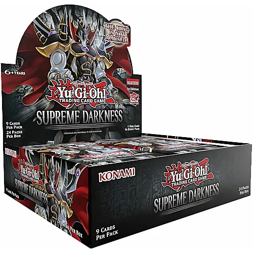 Konami Yu-Gi-Oh! Supreme Darkness Booster Display - English