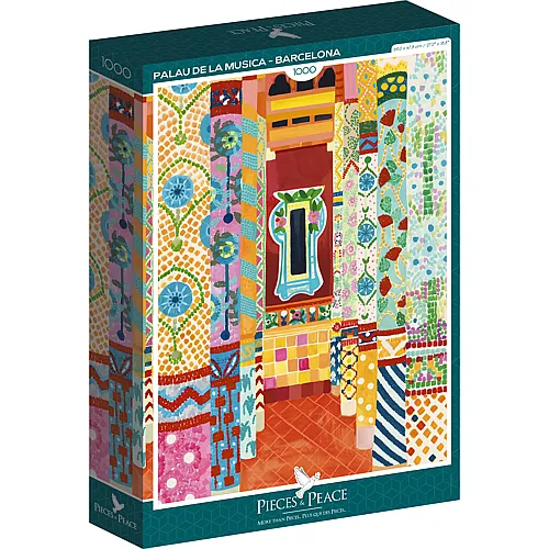 Pieces & Peace Puzzle Palau de la Musica - Barcelona - 1000 Teile