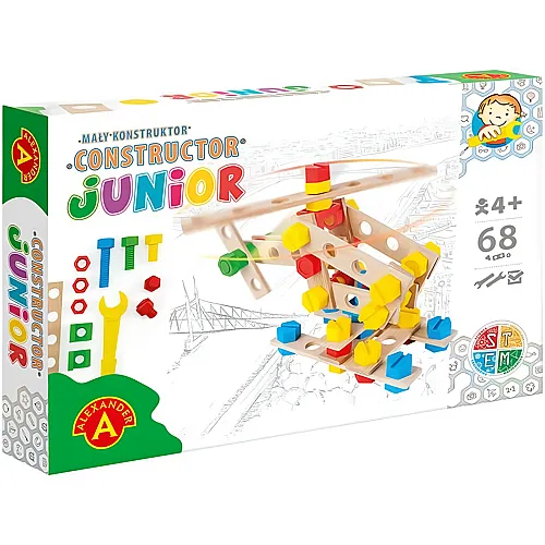 Junior Helikopter Bauset - 68 Teile