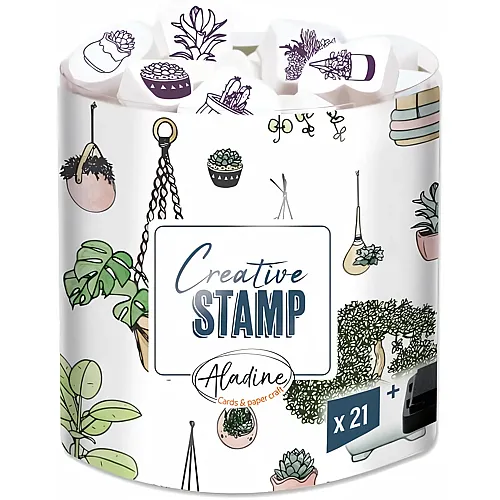 Aladine Creative Stamps Pflanzen