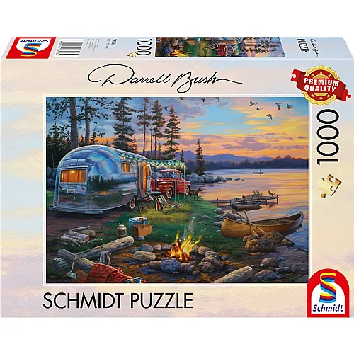 Schmidt Puzzle Darrell Bush Campingidyll am See