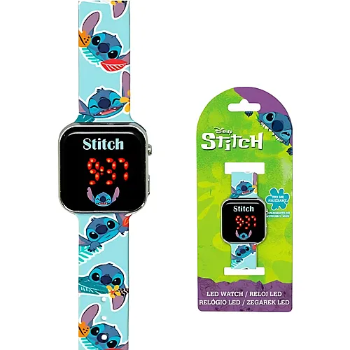 Kids Licensing Lilo & Stitch Stitch Armbanduhr LED