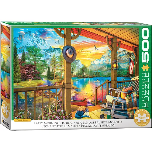 Eurographics Puzzle Angeln am fr�hen Morgen (500Teile)