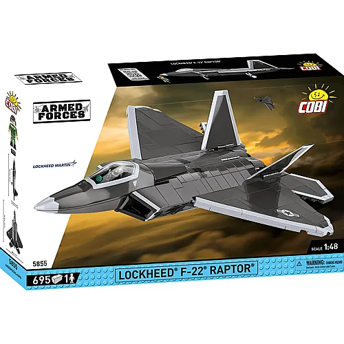 COBI Armed Forces Lockheed F-22 Raptor (5855)