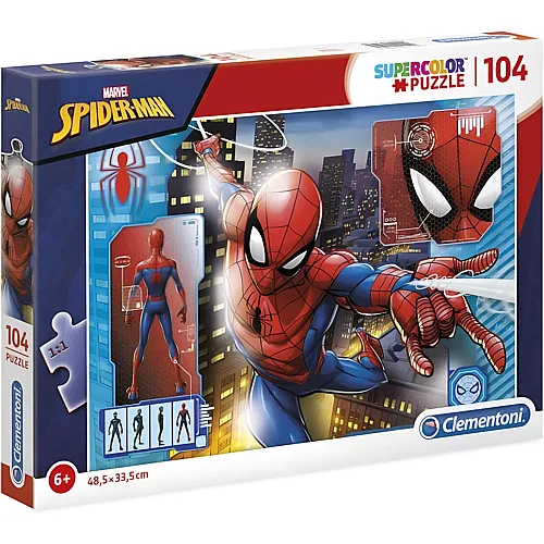 Clementoni Puzzle Supercolor Spiderman (104Teile)