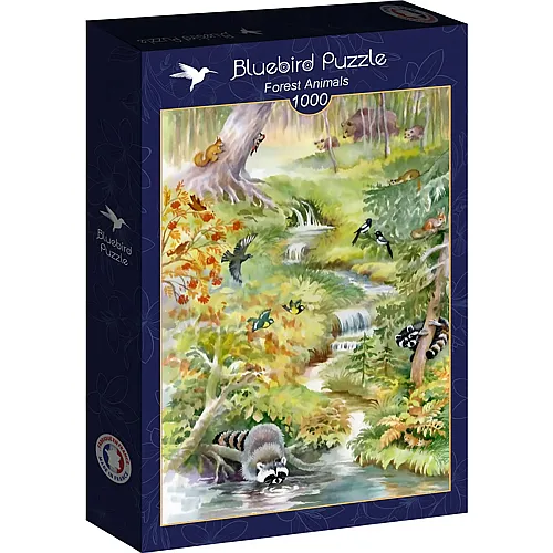 Bluebird Puzzle Forest Animals - 1000 Teile
