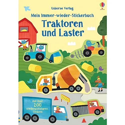 Usborne Mein Immer-wieder-Stickerbuch: Traktoren