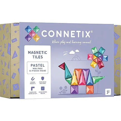 Connetix Pastel Mini Pack - 32 Teile