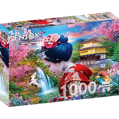 Enjoy Puzzle Geisha-Garten - 1000 Teile