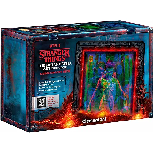 Clementoni Puzzle Stranger Things mit LED Leuchtrahmen (520Teile)