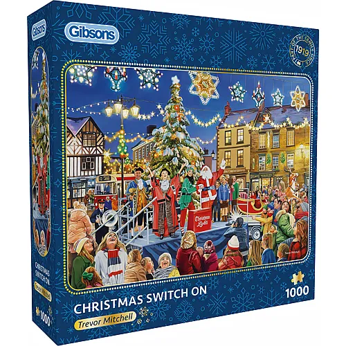 Gibsons Puzzle Trevor Mitchell Christmas Switch On (1000Teile)