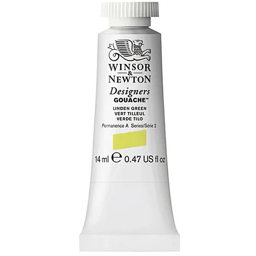 Winsor & Newton W&n Designers Gouache 14ml Tube Lindgr�n
