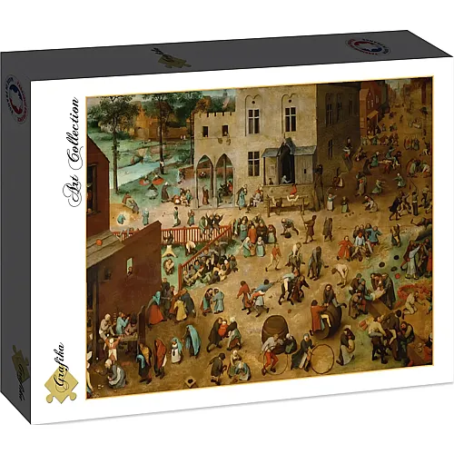 Grafika Puzzle Art Collection Pieter Brueghel: Children's Games, 1560 - 2000 Teile