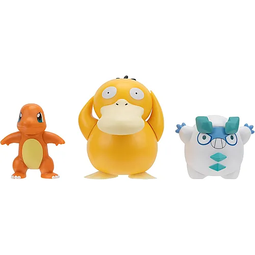 Jazwares Pok�mon Batte-Figurenset � Charmander, Galarian, Darumaka