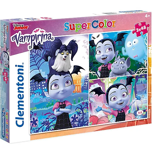 Clementoni Puzzle Supercolor 3in1 Vampirina - 48 Teile