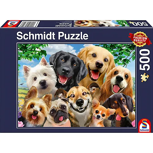 Schmidt Puzzle Hunde Selfie (500Teile)