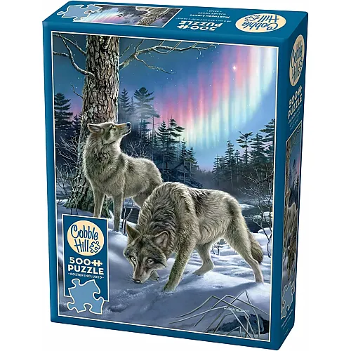 W�lfe im Nordlicht 500Teile