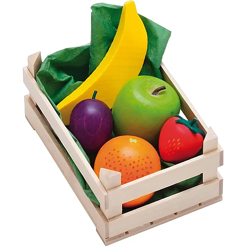 Sortiment Obst, klein aus Holz