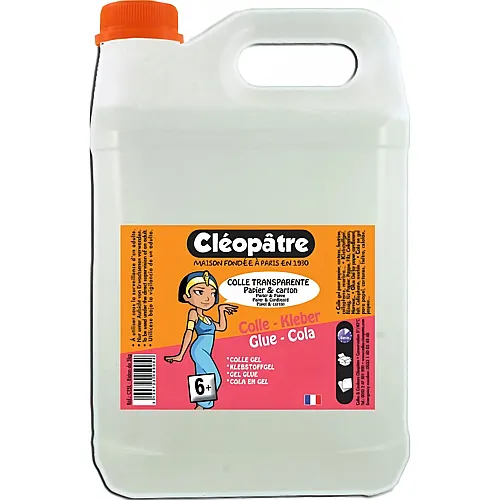Cleopatre Colle Transparente � Transp. Papier- Und Bastelkleber Losung