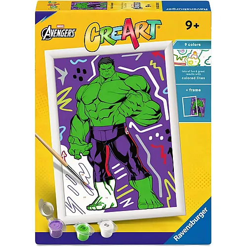 Ravensburger CreArt Avengers Hulk Smash