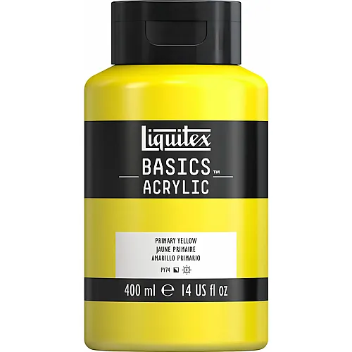 Liquitex Lqx Basics Acrylfarbe 400ml Flasche Prim�rgelb