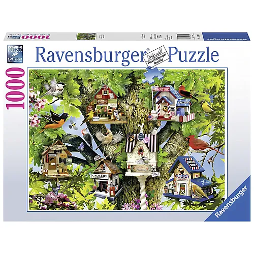 Ravensburger Puzzle Bird Village - 1000 Teile