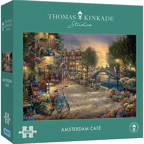 Gibsons Puzzle Thomas Kinkade Amsterdam Caf� - 1000 Teile