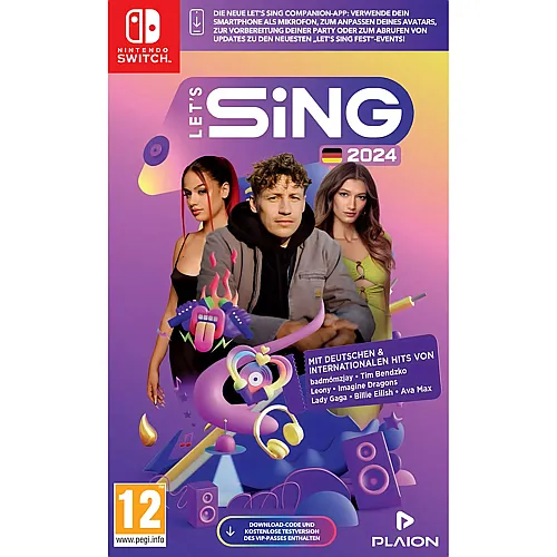 GAME Let's Sing 2024, Switch