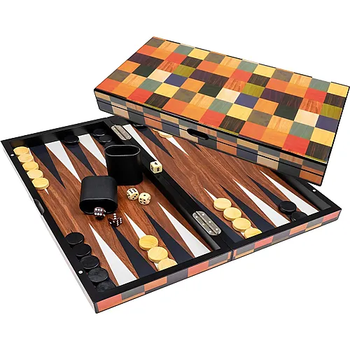 Backgammon Fourni, gross, Magnetverschluss