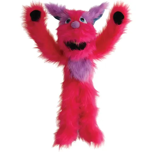 Handpuppe Monster Rosa 50cm