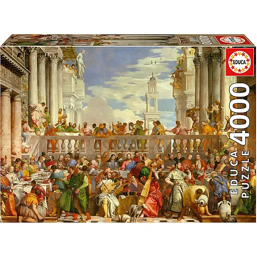 Die Hochzeit von Kanaan, Paolo Veronese 4000Teile