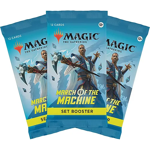 Magic The Gathering March of the Machine Set Booster 3-Pack - Englisch