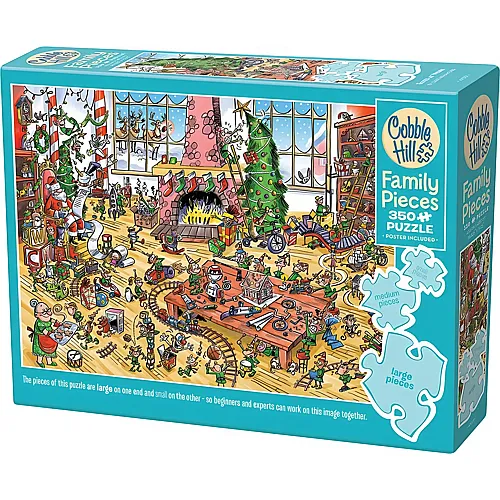 Cobble Hill Puzzle Elfen bei der Arbeit - 350 Teile