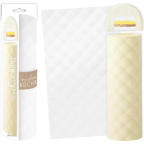 ScrapCooking Silikonmatte f�r B�che 3D Kissenmuster