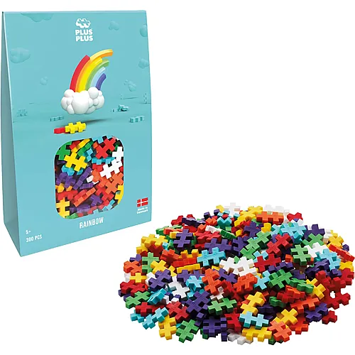 Plus-Plus Bausteine Regenbogen - 300 Teile