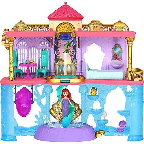 Mattel Disney Princess Arielles Land- und Meeresschloss