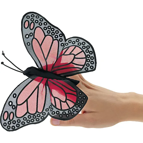 Fingerpuppe Monarch-Schmetterling 10cm