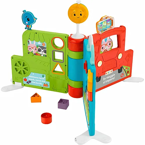 Fisher-Price Riesen Sitz & Steh Erlebnisbuch, italienische Version, ab 6 Monaten