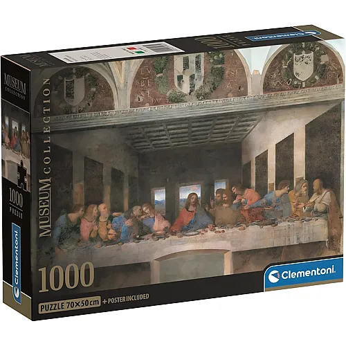 Clementoni Puzzle Museum Collection Das letzte Abendmahl (1000Teile)