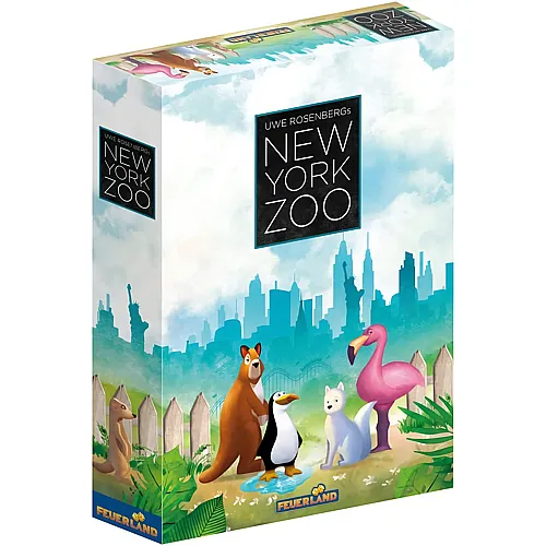 Feuerland Spiele Feuerland 63572 Tiere New York Zoo, Mehrfarbig