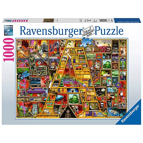 Ravensburger Puzzle Awesome Alphabet A (1000Teile)