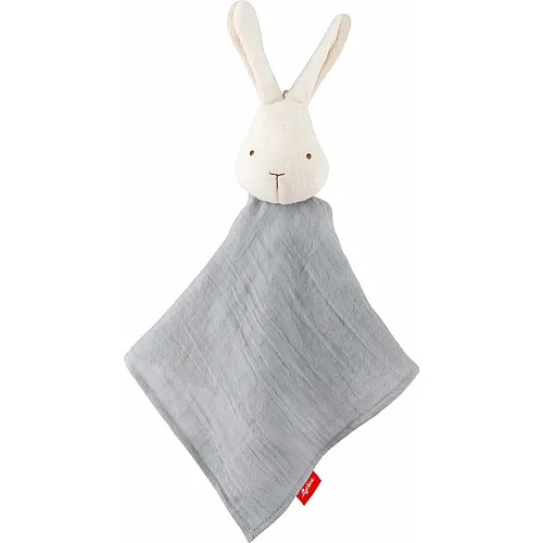Schnuffeltuch Hase Grau - 32 cm