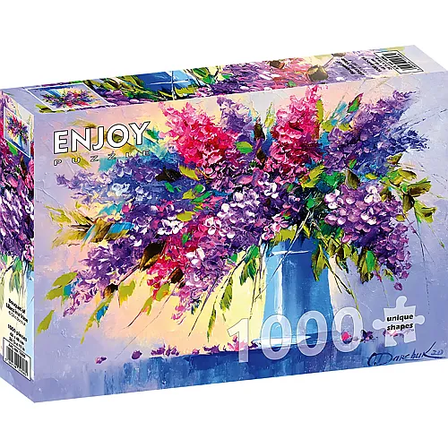 Enjoy Puzzle Fliederstrauss in einer Vase - 1000 Teile