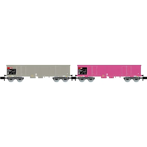 Arnold SBB 2 Hochbordwagen Eoas grau und pink mit Schrott