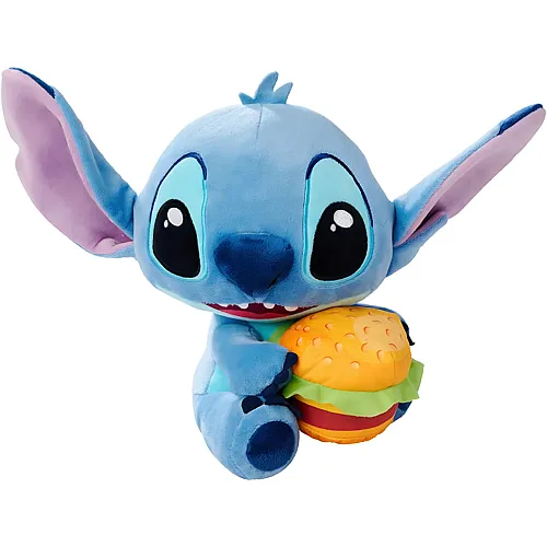 Simba Pl�sch Lilo & Stitch Stitch mit Burger - 25 cm