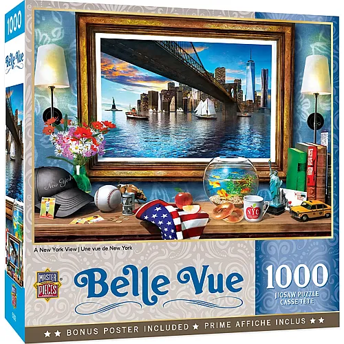 Master Pieces Puzzle Belle Vue A New York View (1000Teile)